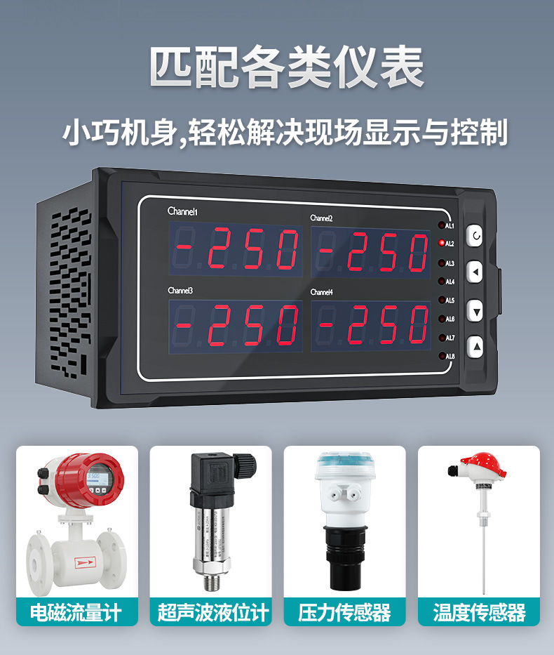 米科MIK-2700多通道顯示控制儀智能匹配各類(lèi)儀表