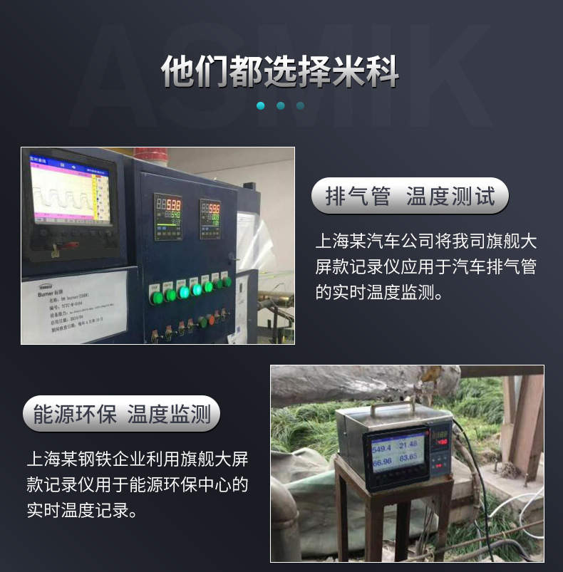 米科MIK-R6000F新款無(wú)紙記錄儀案例一
